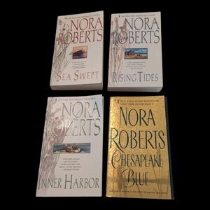 Complete 4 Book Set By NORA ROBERTS In The CHESAPEAKE BAY Series Paperback Books